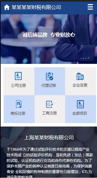 商業(yè)行業(yè)手機(jī)模板網(wǎng)站
