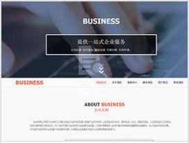商業(yè)行業(yè)彩色模板網(wǎng)站