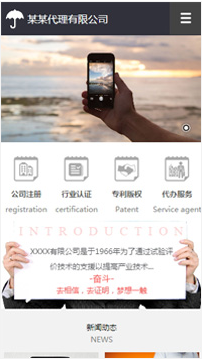 商業(yè)行業(yè)手機(jī)模板網(wǎng)站