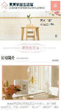 家居、日用百貨行業(yè)手機(jī)模板網(wǎng)站