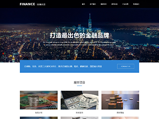 金融、投資行業(yè)彩色模板網(wǎng)站