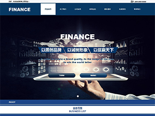 金融、投資行業(yè)彩色模板網(wǎng)站