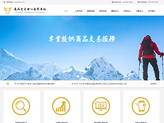 金融、投資行業(yè)彩色模板網(wǎng)站