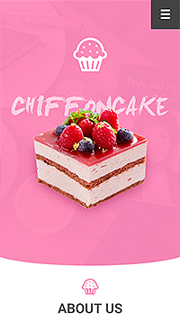 食品行業手機模板網站