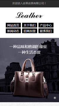 皮具行業(yè)手機(jī)模板網(wǎng)站