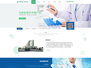  醫療、保健行業彩色模板網站