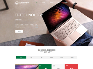  IT科技、軟件行業彩色模板網站