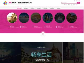 房地產行業彩色模板網站