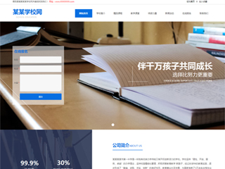 學(xué)校行業(yè)彩色模板網(wǎng)站