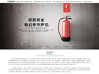  安防、監控器材行業彩色模板網站
