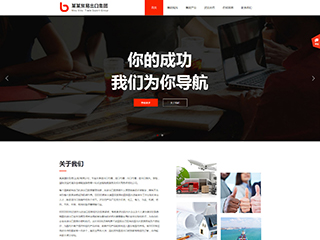  貿易、出口行業彩色模板網站