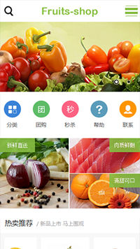 網(wǎng)店行業(yè)手機(jī)模板網(wǎng)站