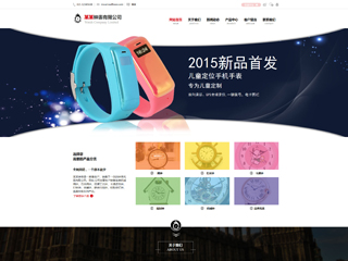 鐘表行業彩色模板網站