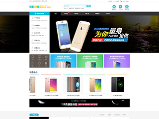 網(wǎng)店行業(yè)彩色模板網(wǎng)站