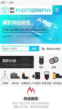 網(wǎng)店行業(yè)手機模板網(wǎng)站