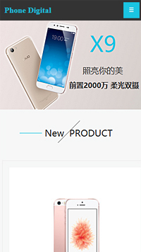 通訊、數(shù)碼行業(yè)手機(jī)模板網(wǎng)站