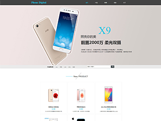 通訊、數(shù)碼行業(yè)彩色模板網(wǎng)站