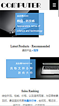 電腦行業手機模板網站