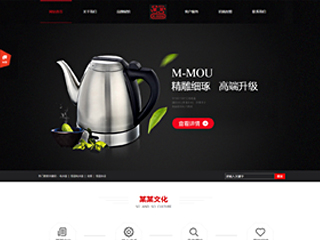 家電行業(yè)彩色模板網(wǎng)站