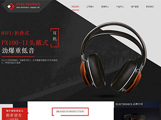 電子、電氣行業彩色模板網站