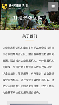 教育、培訓行業手機模板網站